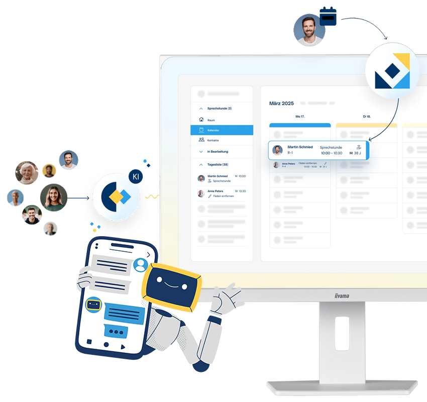 KI-Telefonassistent und Terminplaner für Zahnarztpraxis